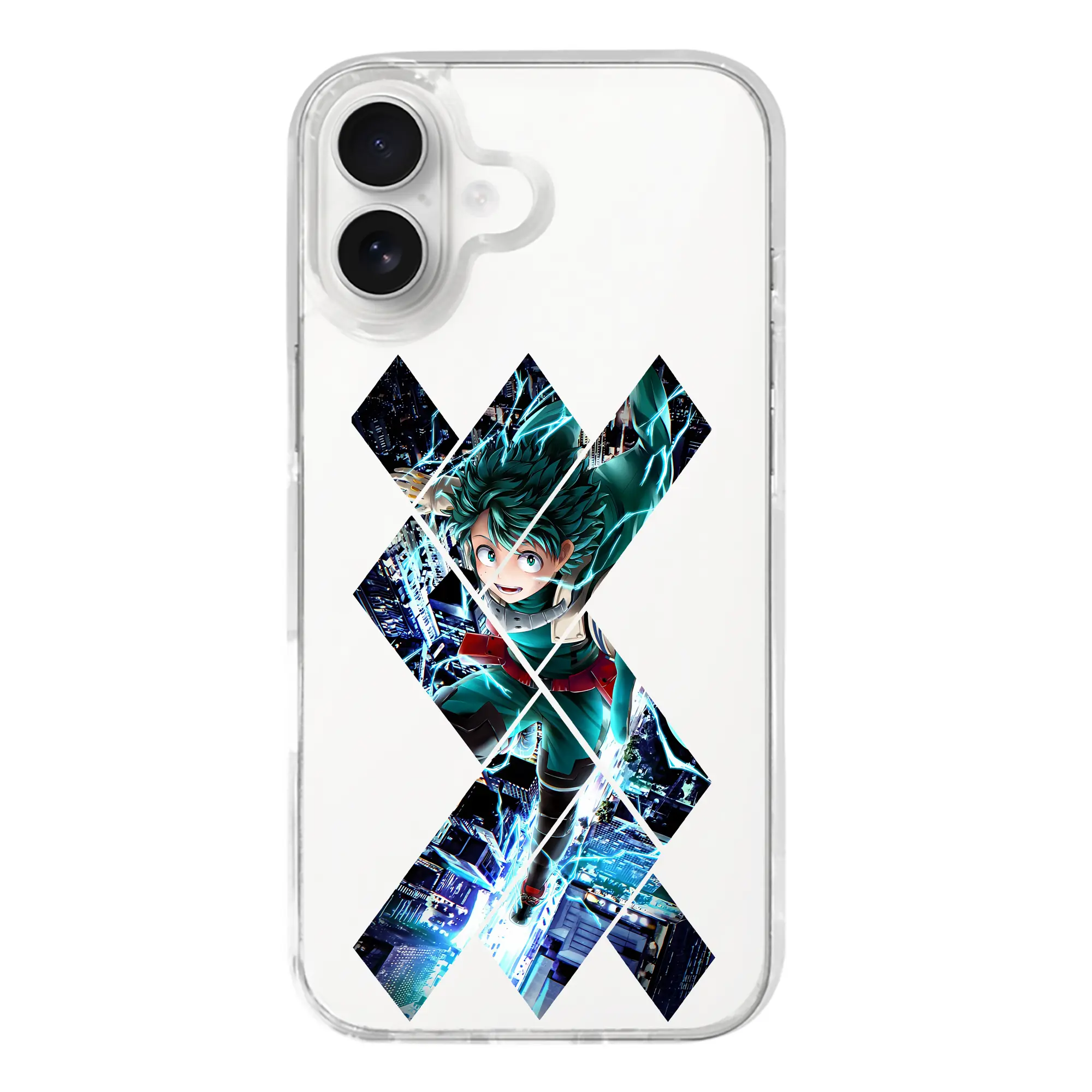 僕のヒーローアカデミア グッズ,緑谷出久 - iPhone 17シリーズ 透明スマホケース – 薄型・耐衝撃・精密フィット保護カバー